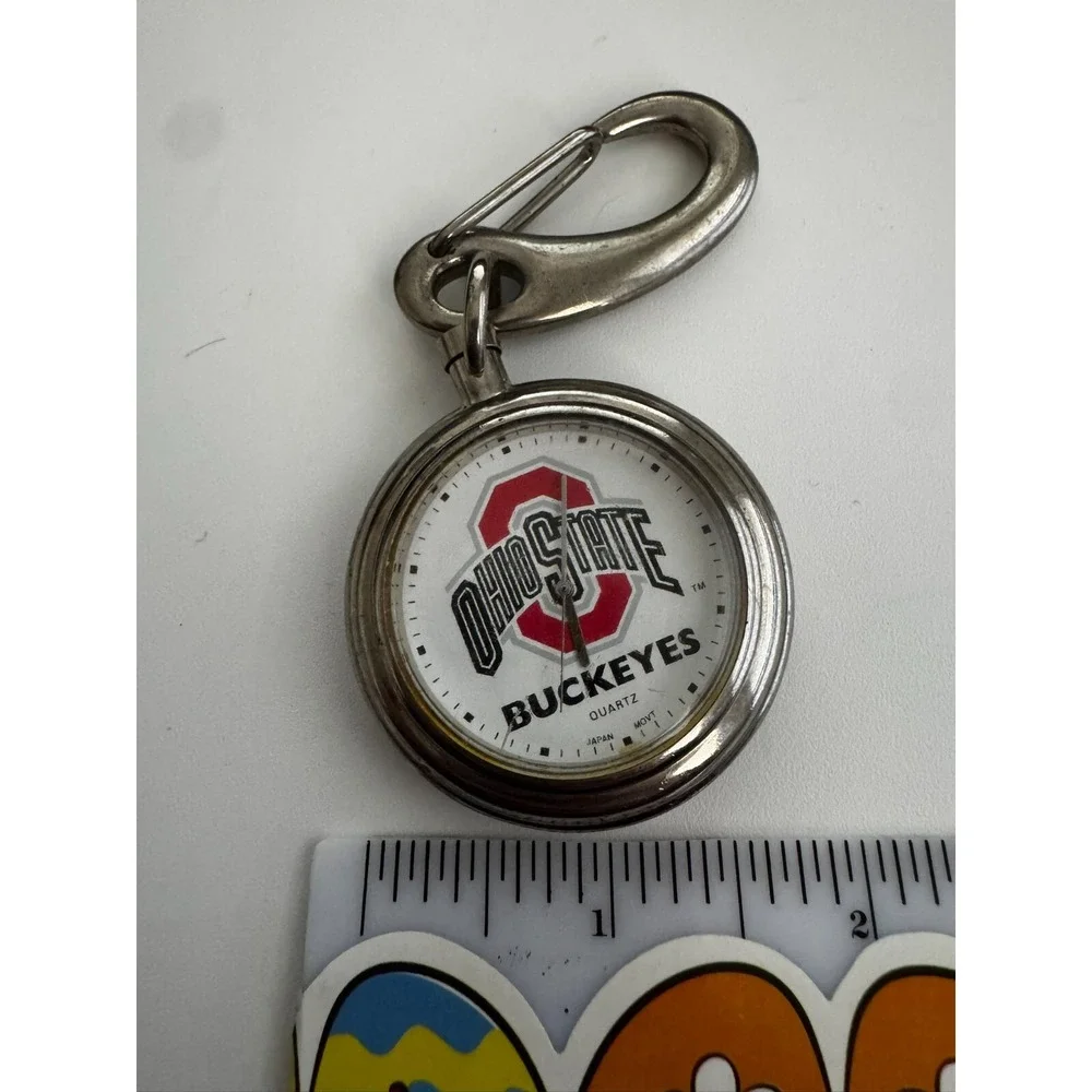 Ohio State Buckeyes Quartz Clip-on Oicjet Watcg‎ Haob NVMT New Battery